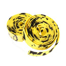 2 XCycling Road Bike Sports Cork Handlebar Tape+ 2 Bar plug black+yellow A