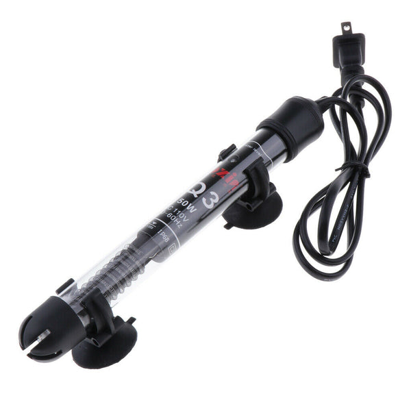 Adjustable Fish Tank Heater Submersible Aquarium Heater 50W US Plug