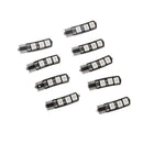 10x Red T10 5050 6SMD RGB W5W 192 168 LED Width Lamp Exterior Lights Bulb