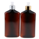2Pcs Empty Dispensers for Soap/Shampoo - 17 Ounce Desktop Lotion Bottles with