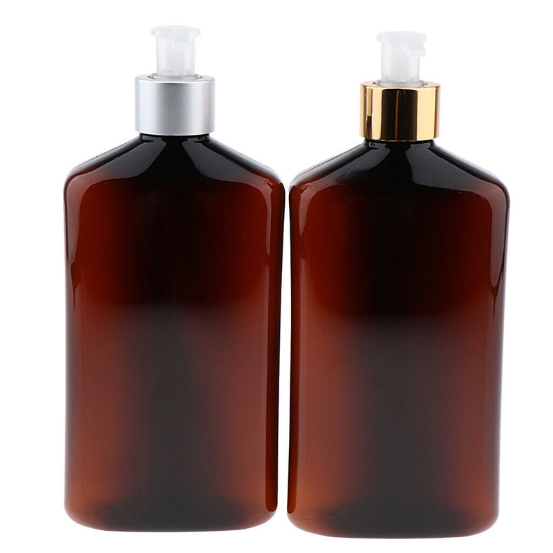 2Pcs Empty Dispensers for Soap/Shampoo - 17 Ounce Desktop Lotion Bottles with