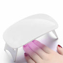 ABS White Mini UV Lamp LED Nail Dryer USB Nail Nursing Tool Lacquer Dryer FTX