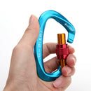 25KN Professional Safety Master Lock D Buckle Climbing Carabiner Equipment