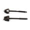 3in1 BBQ Cleaner Copper Wire BBQ Grill Brush Stainless Steel Long Handle Ba