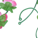 Artificial Rose Garland Decoration for garden / home / Wedding - Pink L8A2
