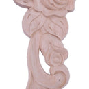 30*7cm Wood Carved Corner Onlay Applique Decor Furniture Craft Unpainted De