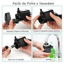 12 LED Light 15W Aquarium Fountain Pump Fish Tank Submersible Water Pump