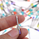 100Pcs Dental Multi-Color Flat Bowl Buffing Polisher Prophy Cup Bolt BrushBX