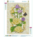 Flower Painting Embroidery DIY 5D Diamond Cross Stitch Kit Home Arts Decor