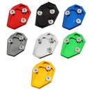 Red Side Stand Enlarge Kickstand Extension Pad For YAMAHA MT-07 14-15