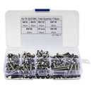 170pcs 304 Stainless Steel M4 Hex Socket Button Head Screw Nut Assortment K B1T3