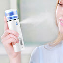Nano Spray Facial Steamer USB Charging Mini Steam Face Humidifier (White)