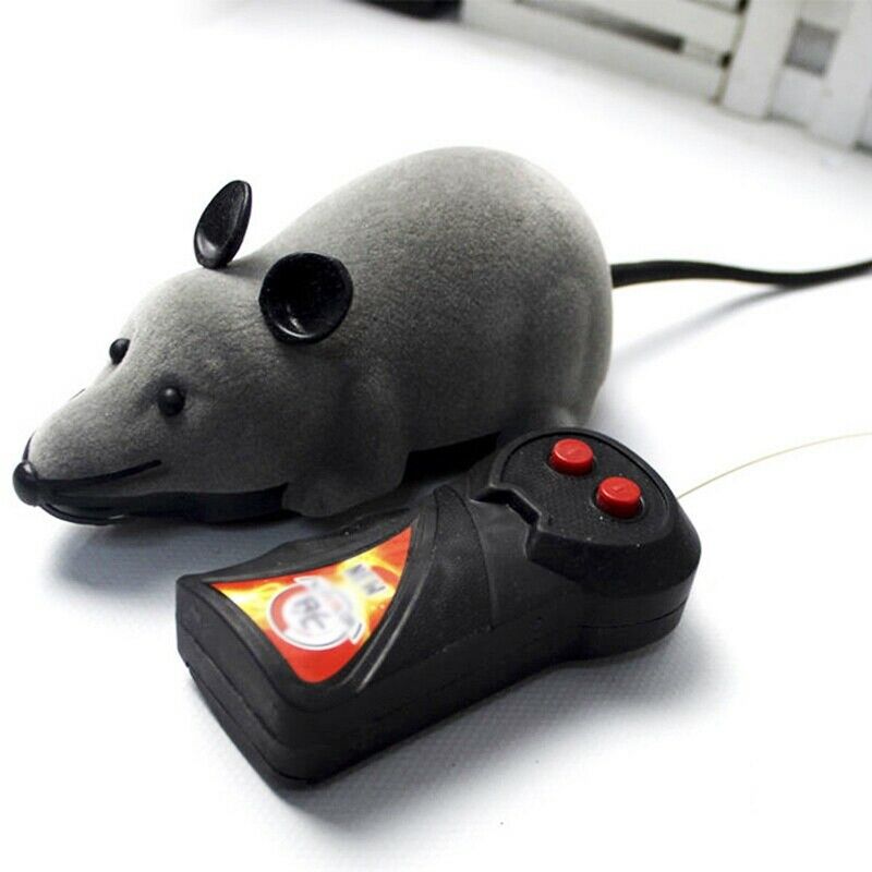 Wireless Remote Control RC Electronic Rat Mouse Mice For Cat Dog Pet Funny  M8X2