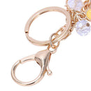 Synthetic Leather Tassel Keychain Car Key Chain Ornaments Bag Charm Yellow