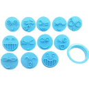 13 PCS/Set Cookies Cutter Plastic Biscuit Mould Cookie Fondant Cake DIY Tool ME