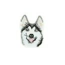 1pc Husky Dog Embroidery Sew Iron On Patch Badge Clothes Applique Accessories,a