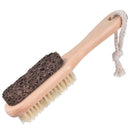 Wooden Natural Bristle Feet Cleaning Brushes Exfoliating Bath Scrubbers