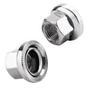 6Pair Steel M10 Bike Axle Nuts Screw Nut Road Hardware Accessories Replacements