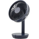 5 Speeds Battery Operated Usb Desk Fan, Whisper Quiet, W/ Portable Charger