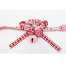 Cat Collars Pink Flower Bell Breakaway Adjustable Safety Cute Kitten Collars