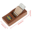Mini Woodworking Flat Plane Bottom Wood Hand Planer Edged Handle DIY ToolB Gw