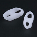1pair Silicone Dual Ring Little Thumb Toes Varus Spacer Foot Care Tool