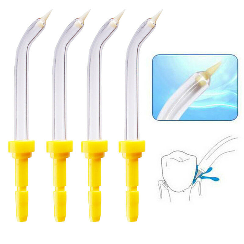 4 Replacement Periodontal/Pocket Tip for Waterpik Nicefeel Flycat Oral Irrigator