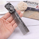 Stainless Steel Beard Mustache Shaving Comb Mustache Facial Hair Comb Brush%!