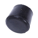 24 Pieces 25mm Black Round Rubber Leg Foot Lid Holder for Furniture Chairs