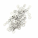 M3x6mmx0.5mm Stainless Steel Round Flat Washer for Bolt Screw 100Pcs SH F6J0