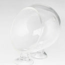 New Crystal Glass Live Plant Cup Red Shrimp Aquarium Holder FishTank G6V8