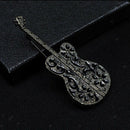 Fashion Guitar Pin Black Brooch Lapel Badge Guitar Music Guitarist Gift