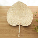 Cool Baby Mosquito Repellent Fan Summer Manual Straw Hand Fans Palm Leaf