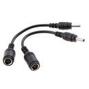 7.4x5.0mm Female 4.5x3.0mm Male Power Adapter Cable for for Dell Laptop