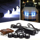 12V Car LED Emergency Strobe Lights DRL 4 in 1 Brake with N2D6 Remote Pract Z2X5