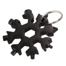 Multi-tool card combination Compact portable outdoor products Snowflake too
