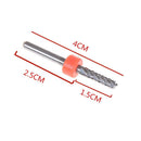 3.175mm Carbide Tungsten Corn Cutter cutting PCB milling bits CNC router bits  Z