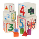 Nesting and Stacking Blocks: Numbers, Shapes, and Colors, Shape Sorting Cube