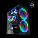 12cm 3Pin Cooler Pressurizing Down Style Aperture RGB CPU Cooling Fan Radiator