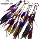 1x DIY Hair Jewelry Feather Hair Extension Boho Hair Dreadlock G6T4 Decor B J8K1