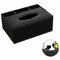 Leather Tissue Box Remote Control Holder Multifunctional Desktop Organizer PX1N6