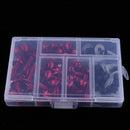 158Pcs Motorcycle Fairing Bolt Kit Bodywork Fastener Clips Screws Assy - Red