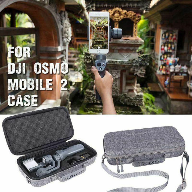 Hard EVA Travel Gray Case for DJI OSMO Mobile 2,Fits USB Car Charge Handhel U2R6
