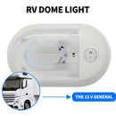 12V /24Vled Rv Ceiling Dome Light Rv Interior Lighting For Trailer Camper W