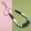 Women Beads Teething Baby Pendant Necklace Neck Decoration For Mom Handmade