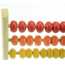 Small Wooden Abacus Colorful Beads Counting Kid Maths Learning Educational Toys