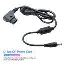 D-Tap Male Connector to DC 2.1/2.5mm Plug 1m Power Cable for LED light/HDV