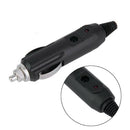Hot 12V Male Car Lighter Socket Plug Connector With Fuse Red LED