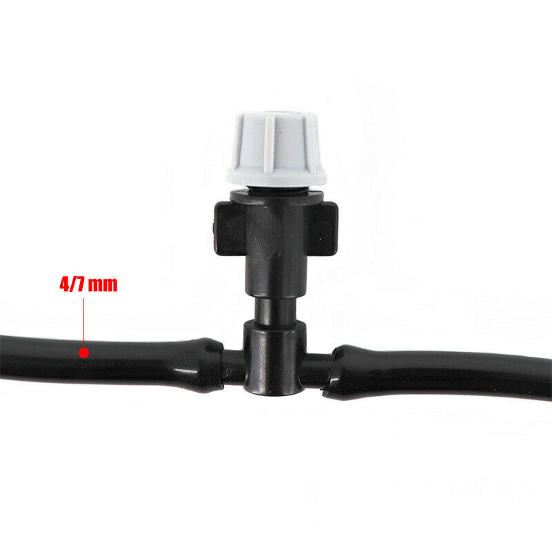 30pcs Spray Nozzle + Three-Way Connection Nozzle Irrigation Water Control S