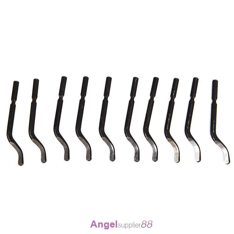 1PC Premium NOGA Burr Handle With 10 Blades BS1010 Deburring Tool US STOCK